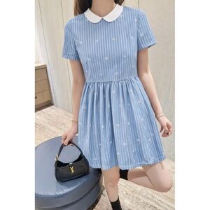 NWT Authentic Gucci Junior GG Denim Dress G-12 PXS